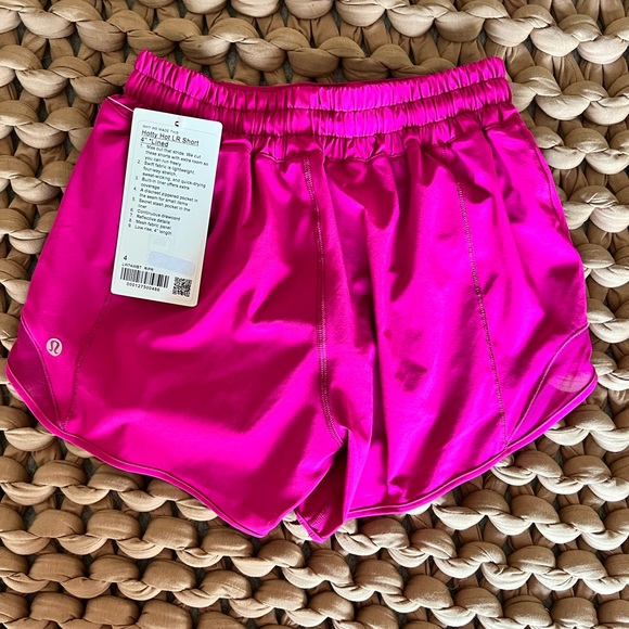 Lululemon hotty hot long 4” ripened raspberry - Picture 5 of 11